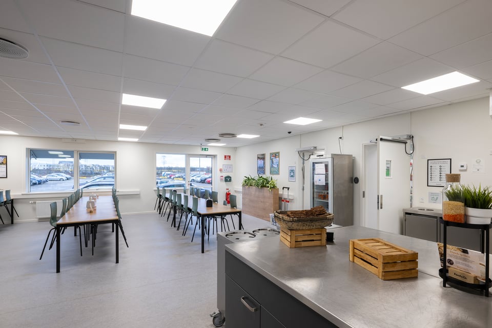 Projektkontor med køkken