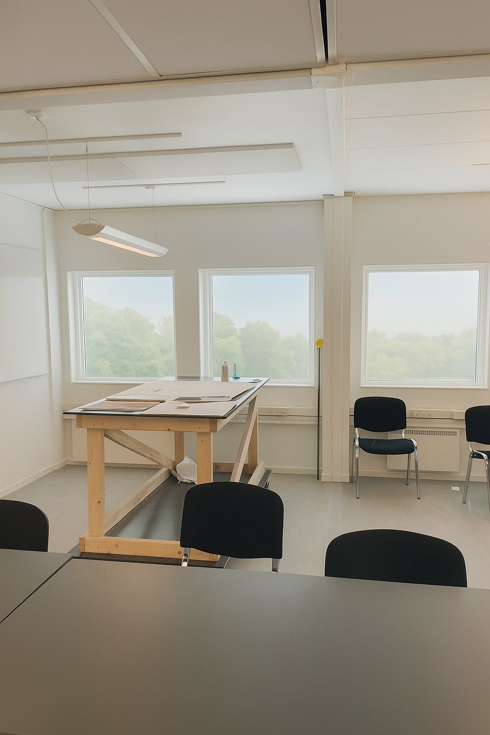 Projektkontor indefra