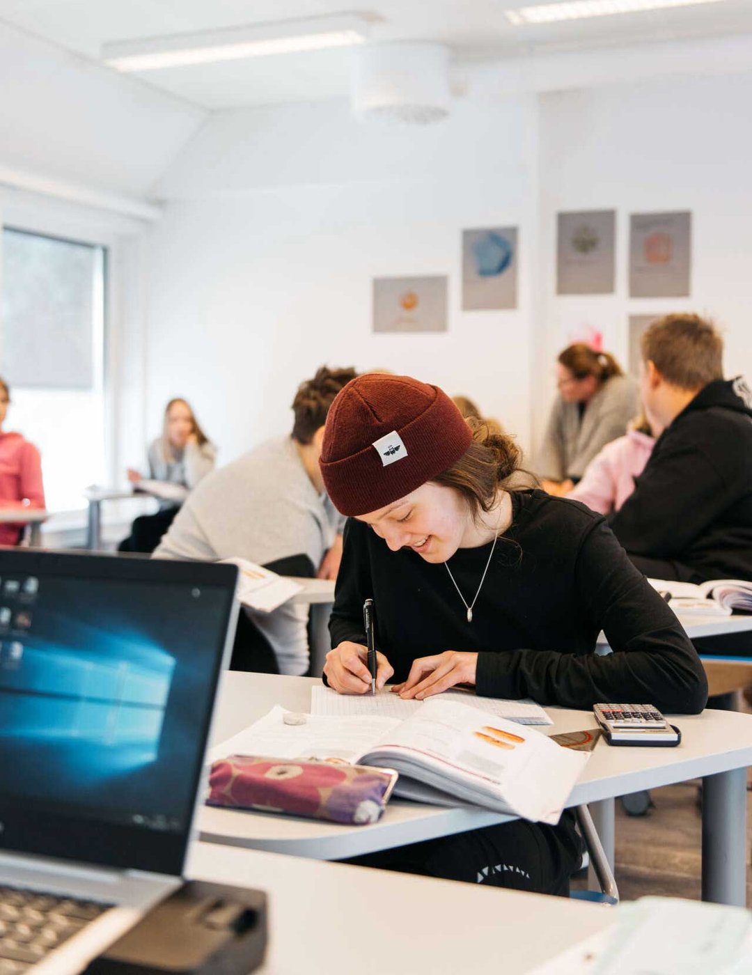 Skolepavillon bruges til undervisning